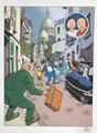 Suske en Wiske - Blauwe reeks  - Onrust in Montmartre, Luxe (groot formaat) (Standaard Uitgeverij)