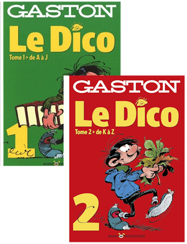 Guust - Gaston (Franstalig)  - Le Dico - tome 1 & 2 - (compleet)