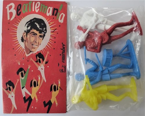 Beatlemania - set van 4 poppetjes - George Harrison