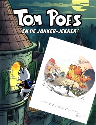 Tom Poes (Uitgeverij Cliché) 6 - Tom Poes en de Jakker Jekker, Softcover + prent, Tom Poes (Uitgeverij Cliché) - SC+Prent (Cliché)