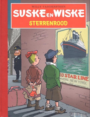 Suske en Wiske 328 - Sterrenrood, Hc+linnen rug, Eerste druk (2014), Vierkleurenreeks - Luxe (Standaard Uitgeverij)