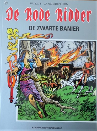 Rode Ridder, de 24 - De zwarte banier, Softcover, Eerste druk (1995), Rode Ridder, de - Gekleurde reeks (Standaard Uitgeverij)