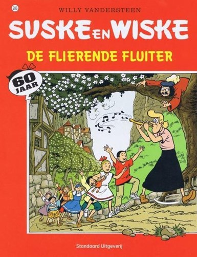 Suske en Wiske 286 - De flierende fluiter, Softcover, Eerste druk (2005), Vierkleurenreeks - Softcover (Standaard Uitgeverij)