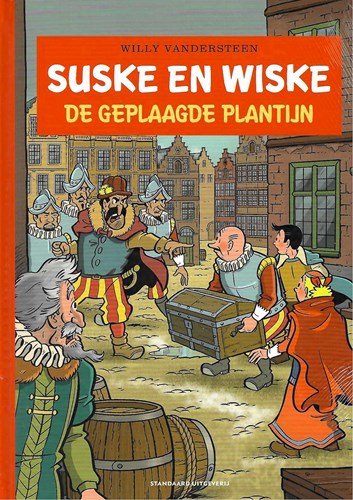 Suske en Wiske 366 - De geplaagde Plantijn, Hardcover + prent, Vierkleurenreeks - Luxe (Standaard Uitgeverij)