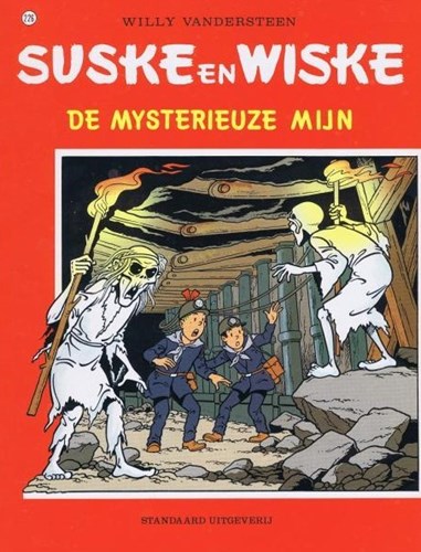 Suske en Wiske 226 - De mysterieuze mijn, Softcover, Eerste druk (1990), Vierkleurenreeks - Softcover (Standaard Uitgeverij)