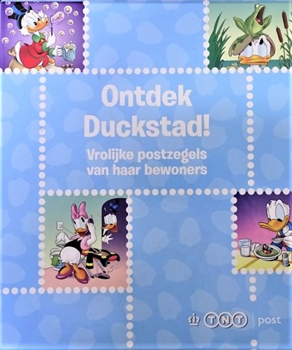 Donald Duck - Diversen  - Ontdek Duckstad! Vrolijke postzegels van haar bewoners - Postperikelen op de Noordpool, Box+Verzamelmap, Eerste druk (2010) (TNT post)