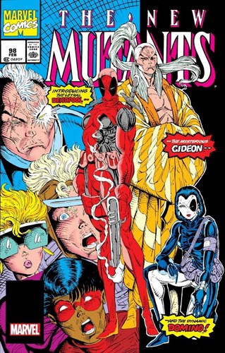 New Mutants, the (1983 - 1991) 98 - Introducing the Lethal Deadpool, the Mysterious Gideon and the Dynamic Domino!, Issue (Facsimile) (Marvel)