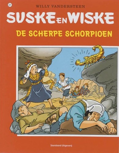 Suske en Wiske 231 - De scherpe schorpioen, Softcover, Vierkleurenreeks - Softcover (Standaard Uitgeverij)