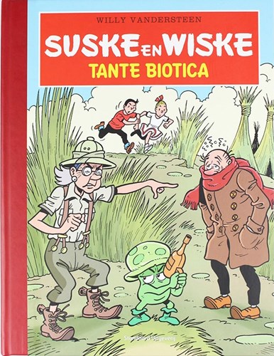 Suske en Wiske - Gelegenheidsuitgave  - Tante biotica, Hc+linnen rug, Eerste druk (2014) (Standaard Uitgeverij)